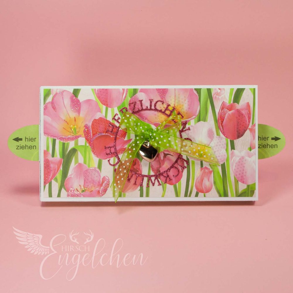 Gutschein mit einem grünen Daumen